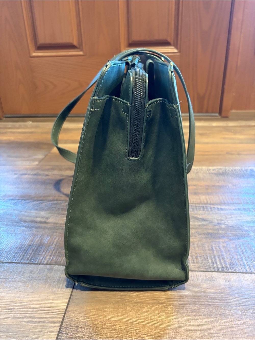 ECOSUSI Green Floral-Embossed Tote Bag - Picture 8 of 8
